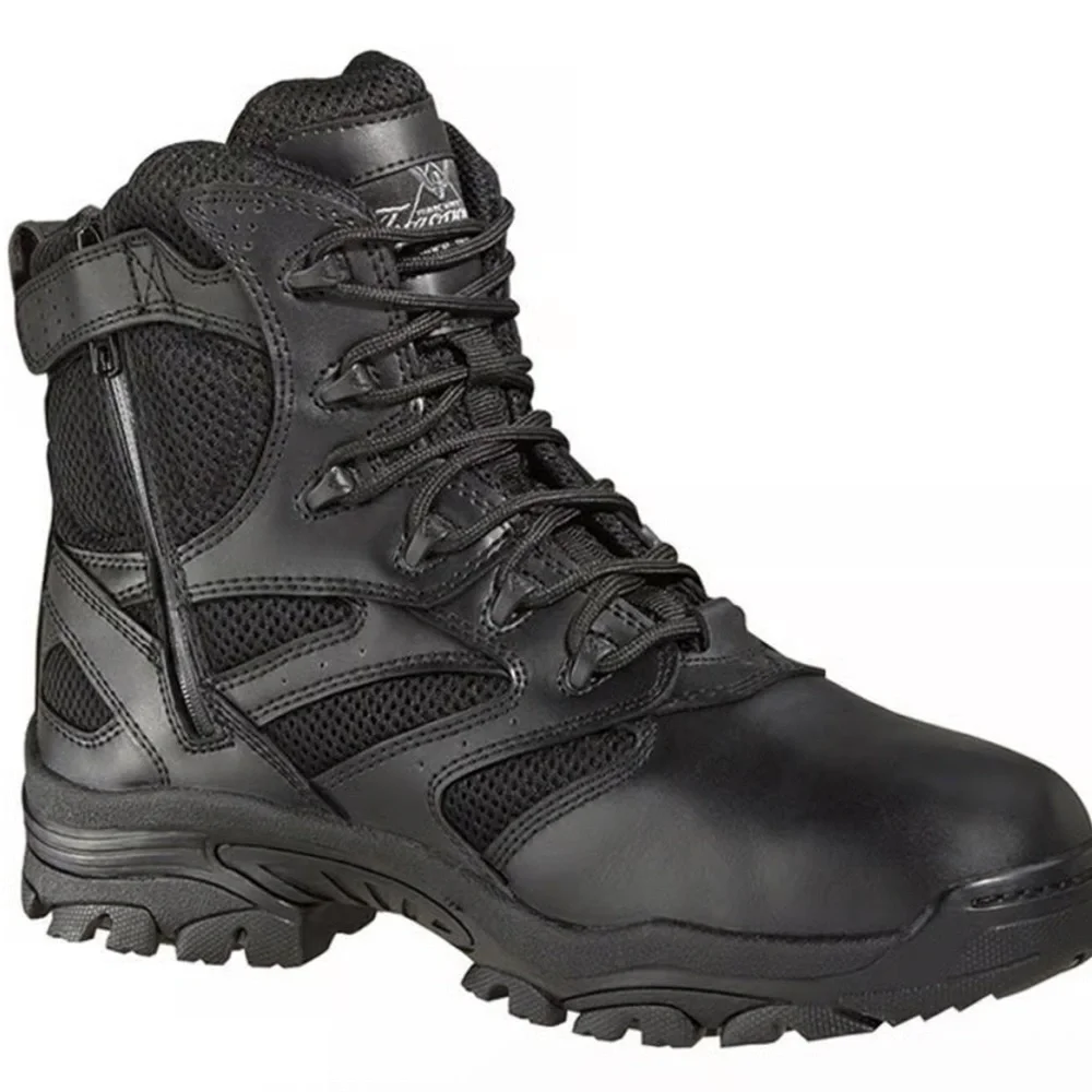 Thorogood Men Leather Side Zip Waterproof Boots